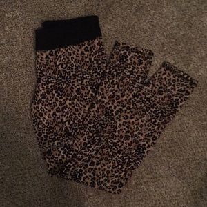 SO yoga cheetah print leggings